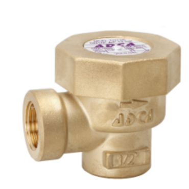 Thermostatic steam trap Type 1182E series TH13A brass right angled internal thread ISO 7/1 Rp